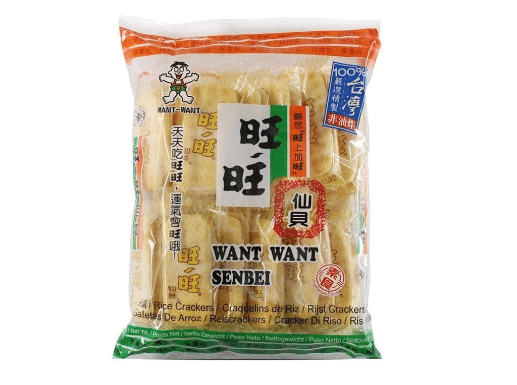 Biscoitos De Arroz Senbei 112g - WANT WANT
