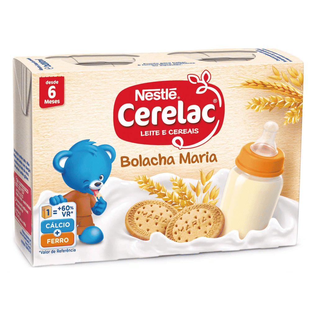 Leite e Cereais Bolacha Maria +6m - CERELAC