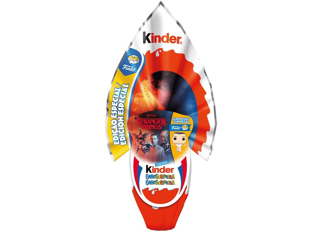 Ovo Kinder Stranger Things 220g - GRAN SURPRESA