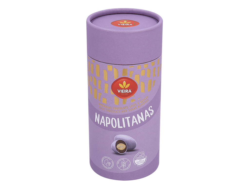 Amêndoa Chocolate Chocolate Napolitanas 180g - VIEIRA