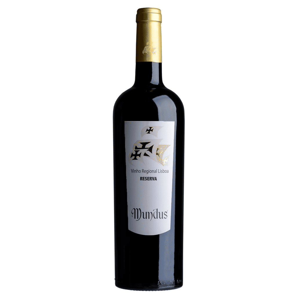 Vinho regional lisboa reserva tinto, garrafa de 750 ml - MUNDUS