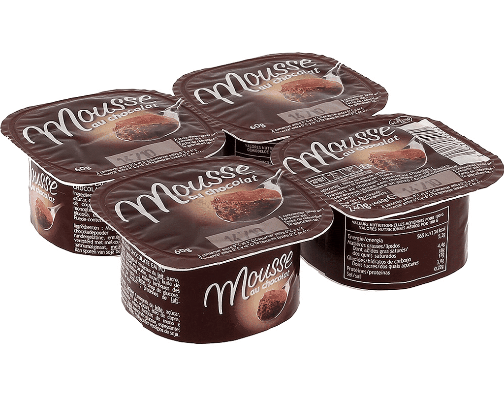 Mousse Chocolate 4x60g - ANDROS