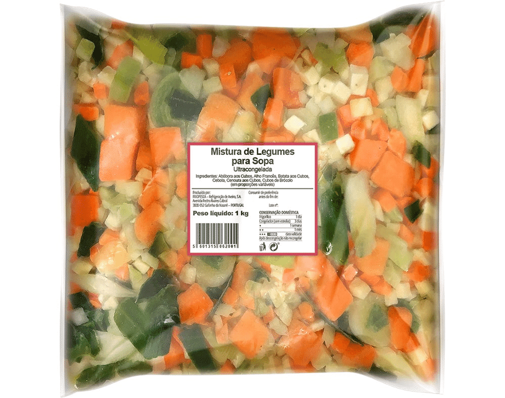 Legumes Para Sopa Mistura 1kg - FRIOPESCA