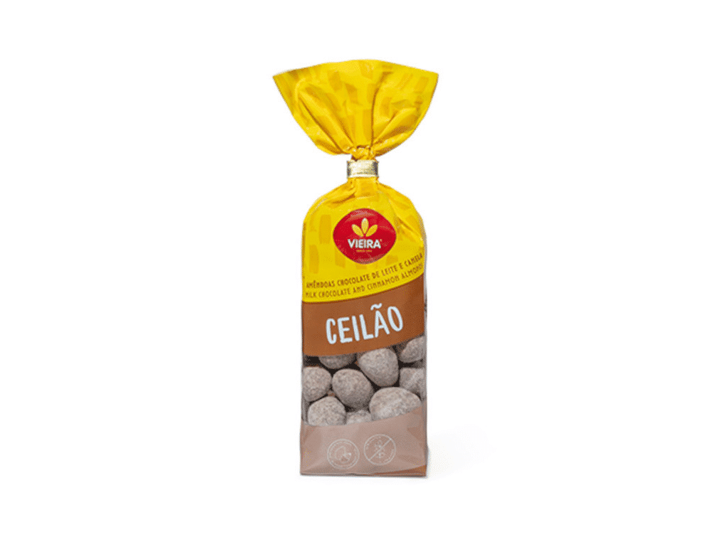 Amêndoas Chocolate Ceilao Chocolate Leite E Canela 180g - VIEIRA