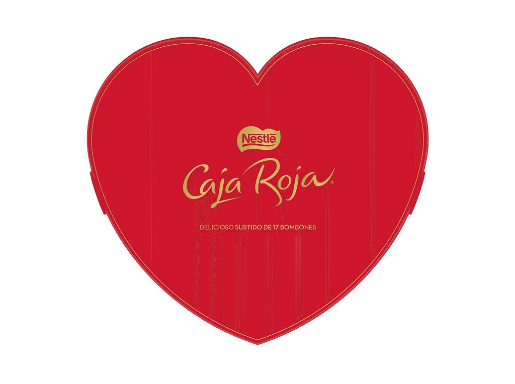 Bombons Coração 150g - CAJA ROJA