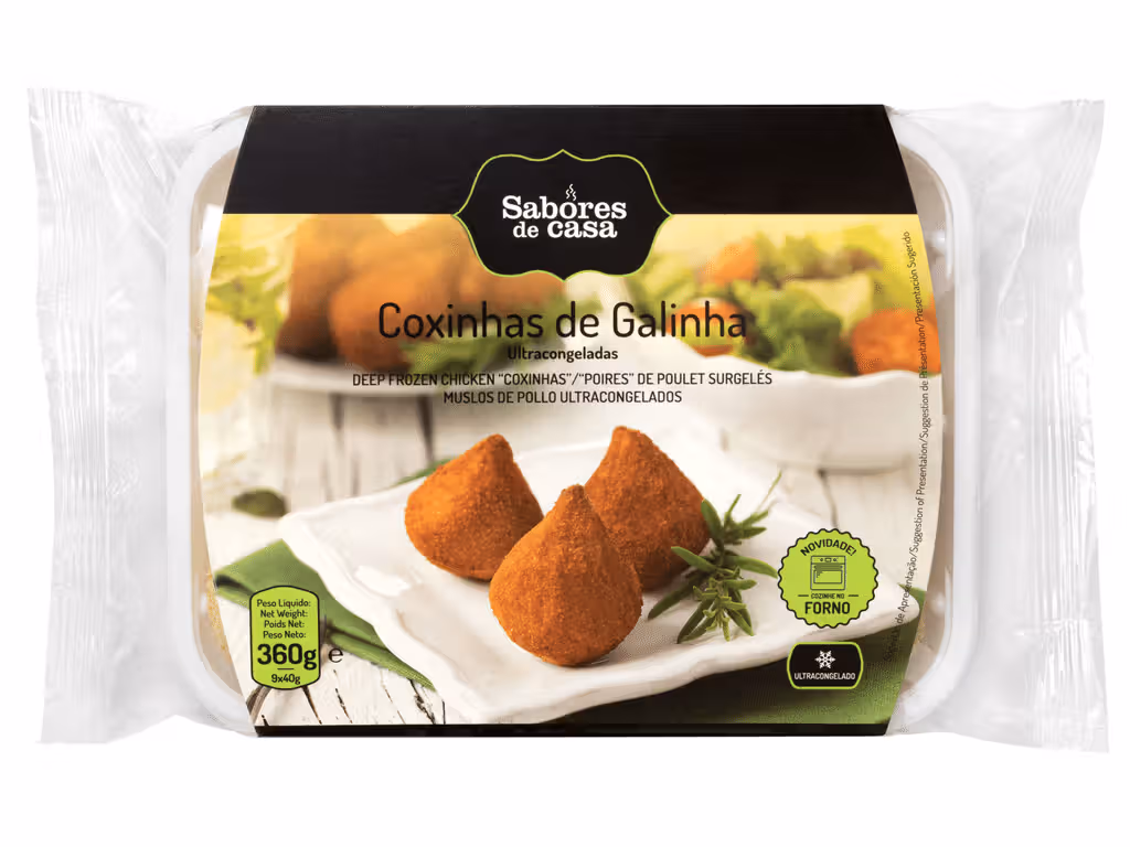 Coxinhas De Frango Para Forno 360g - SABORES DE CASA