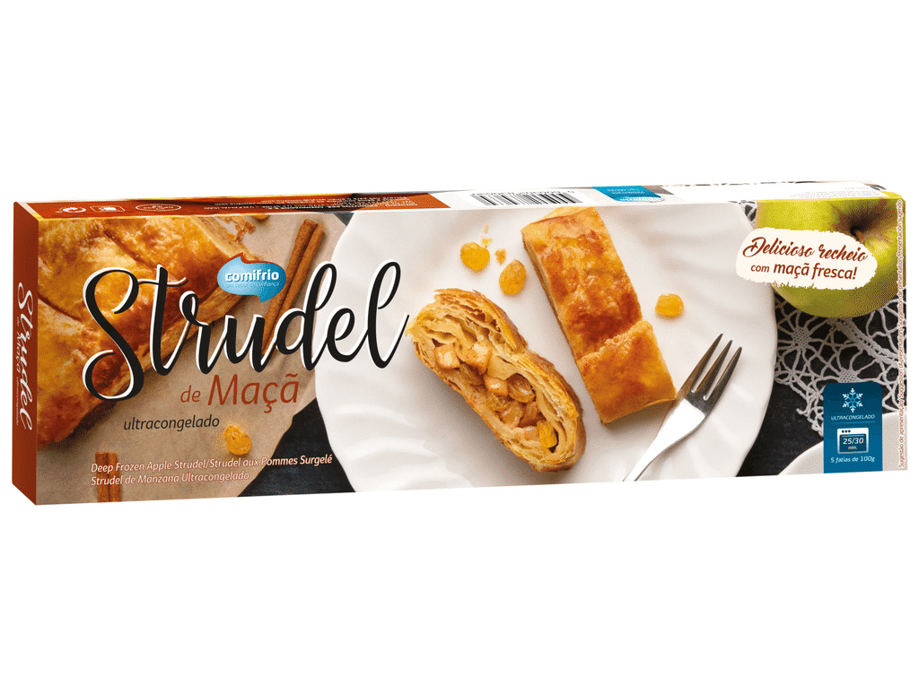 Strudel De Maçã Ultracongelado 500g - COMIFRIO