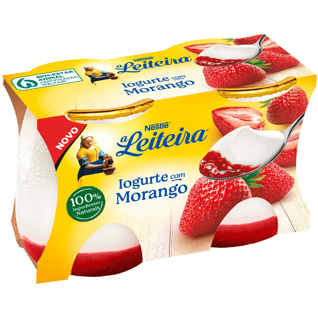 Iogurte com Morango - A LEITEIRA