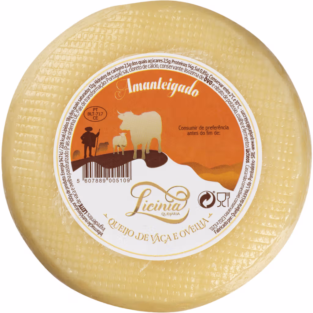 Queijo de Mistura Amanteigado - QUEIJARIA LICÍNIA