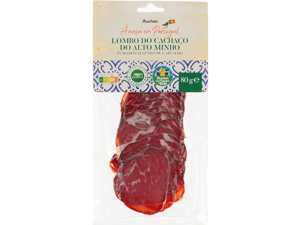 Lombo Do Cachaço Auchan À Mesa Em Portugal Cultivamos O Bom Alto Minho 80g - AUCHAN COB