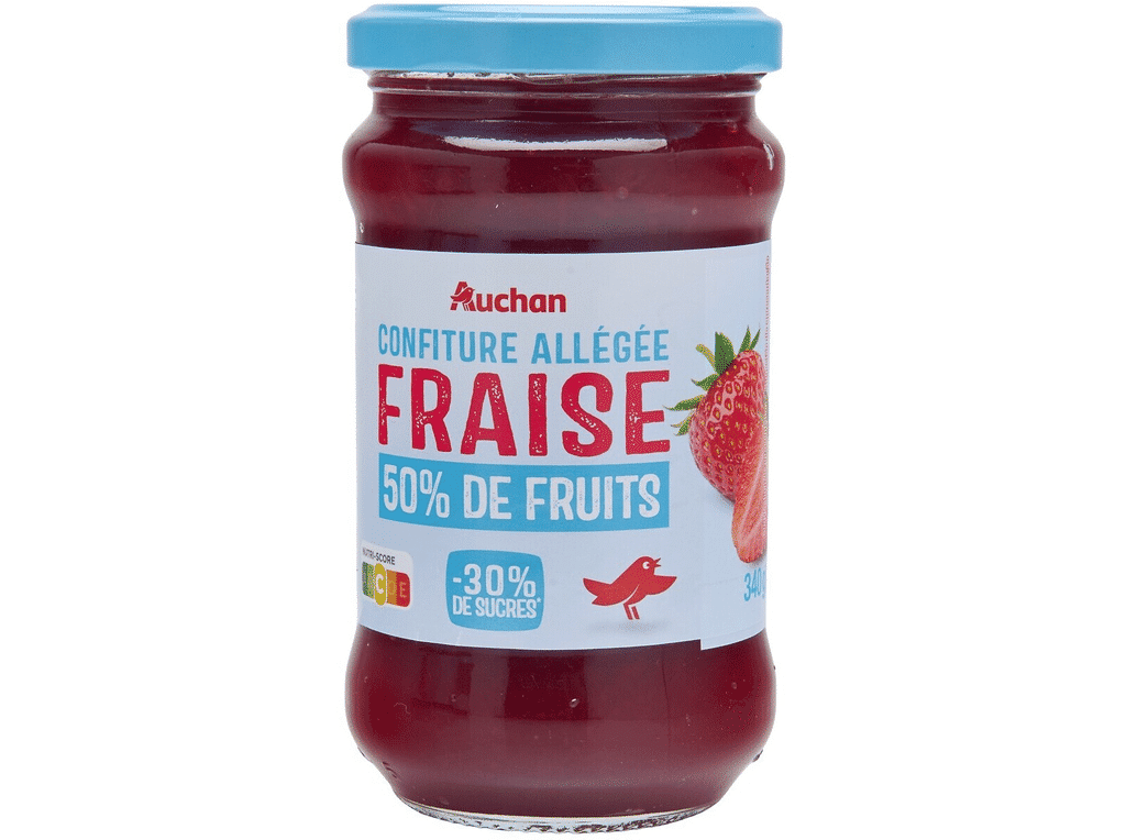 Doce Light 50% Frutos Morango 340g - AUCHAN