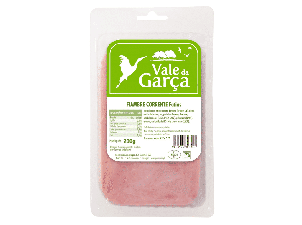 Fiambre Corrente Fatias 200g - VALE DA GARÇA