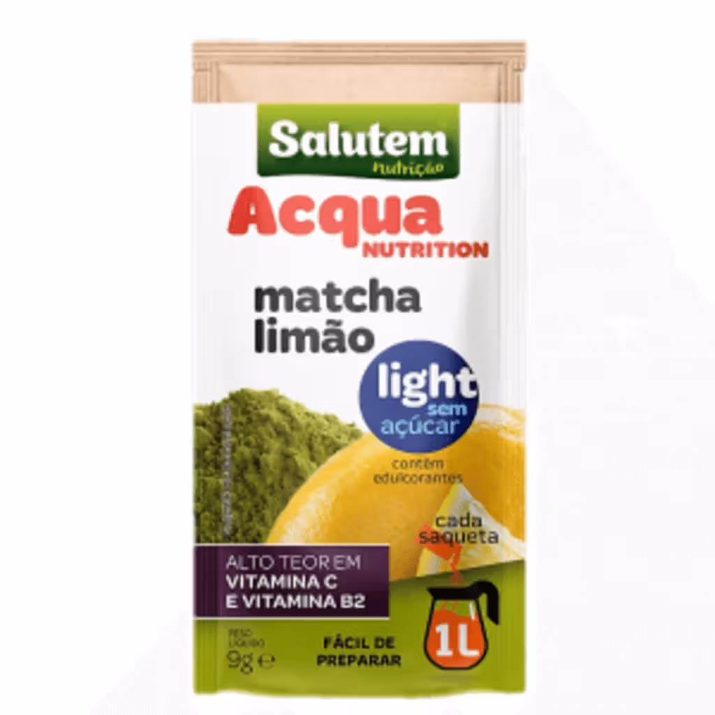 Acqua Nutrition Matcha Limão em saquetas, emb. 9 gr - SALUTEM