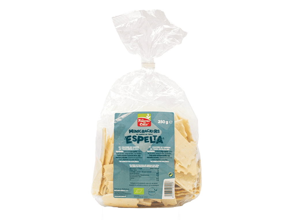 Mini Crackers 100% Espelta Bio 250 G - LA FINESTRA