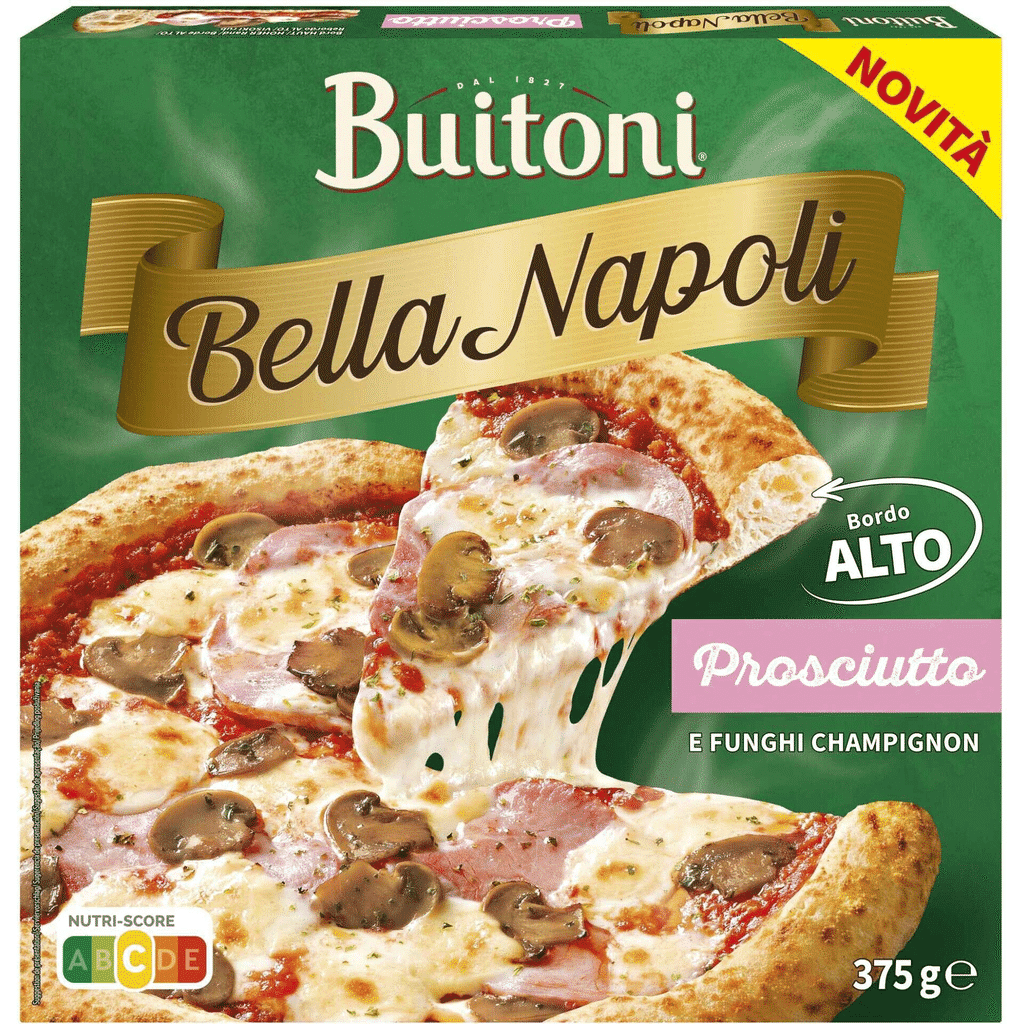 Pizza Fiambre e Cogumelos - BUITONI BELLA NAPOLI