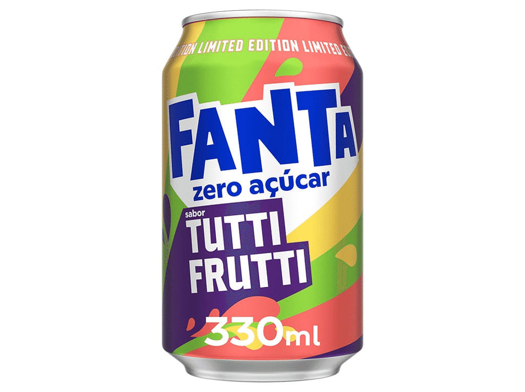 Refrigerante C/ Gãs Zero Tutti Frutti Lata 0.33l - FANTA