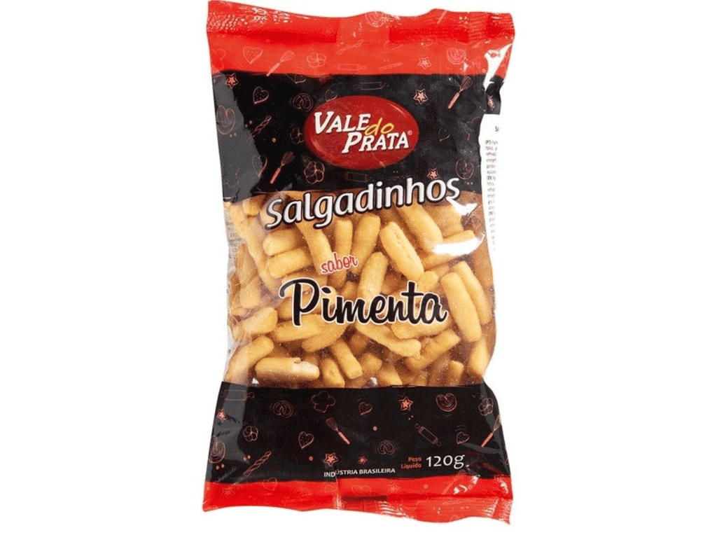 Salgadinhos Sabor Pimenta 120 G - VALE DO PRATA