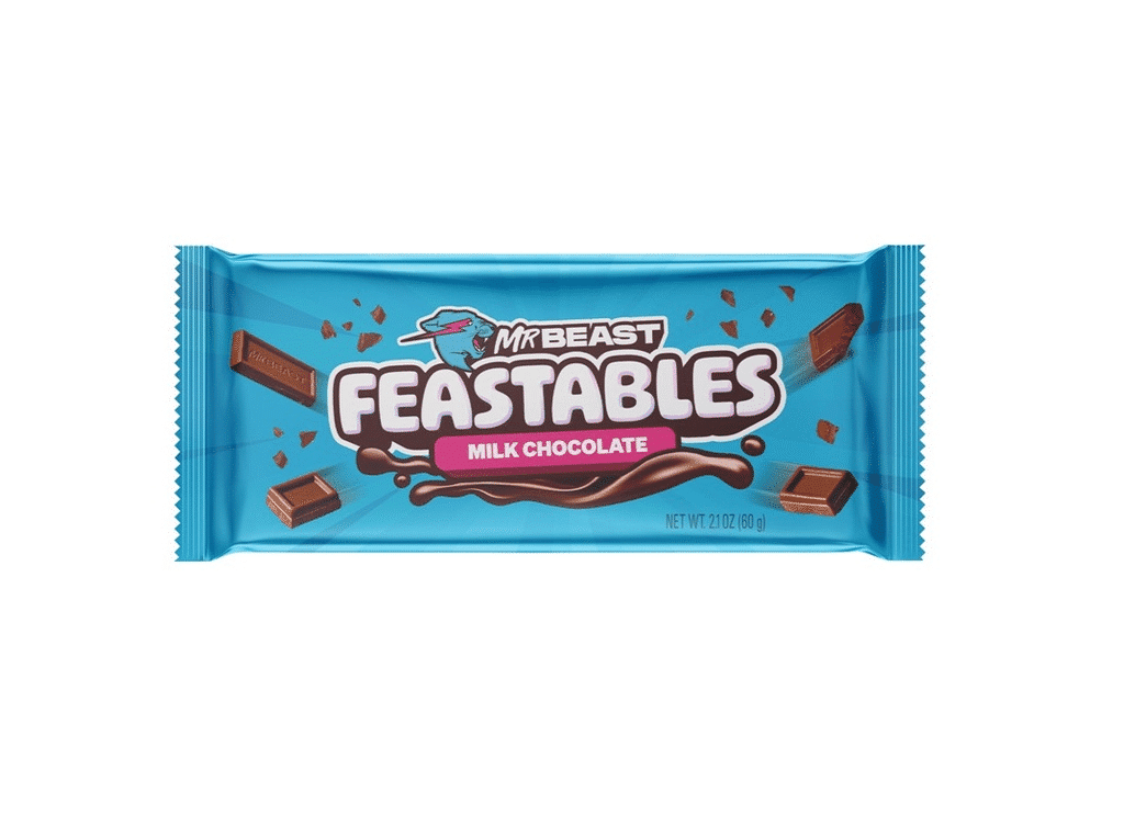 Chocolate Mr. Beast Milk Chocolate 60g - FEASTABLES