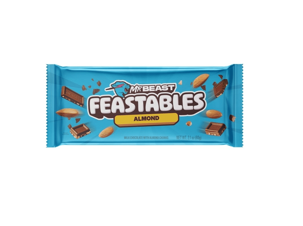 Chocolate Mr. Beast Almond 60g - FEASTABLES