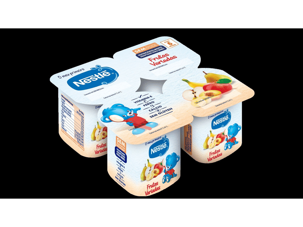 Infantil Bebé Frutas Variadas 4x100g - NESTLÉ