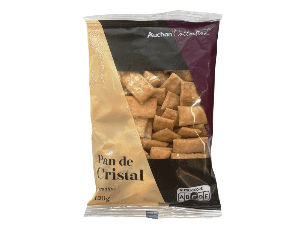 Pão De Cristal Em Pedaços 130 G - AUCHAN GOURMET