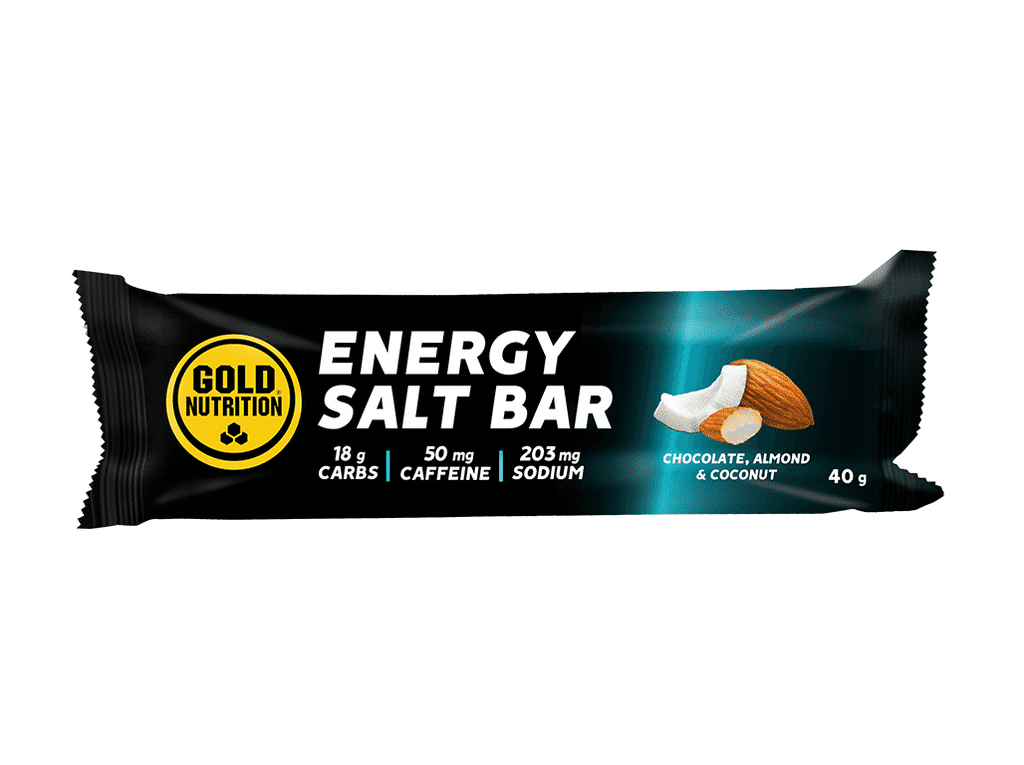 Barra Total Ener Goldnutrit Salt Bar Choco Amendoa Coco 40g - GOLD NUTRITION