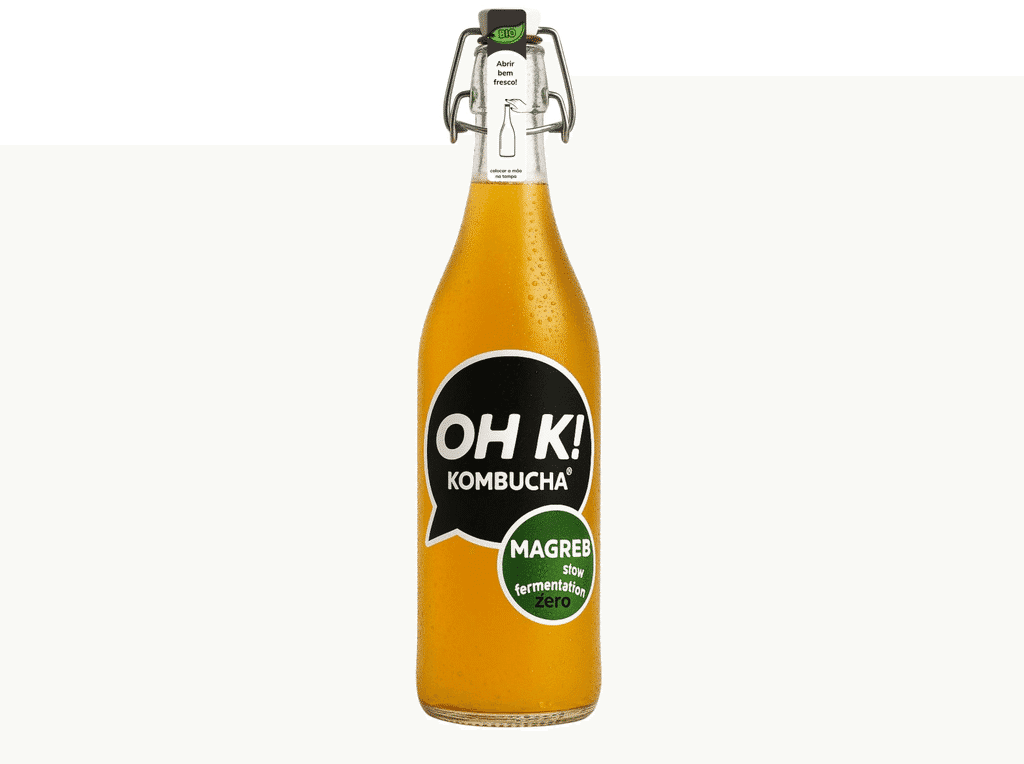 Kombucha Bio Menta E Alcaçuz 750 Ml - OH K!