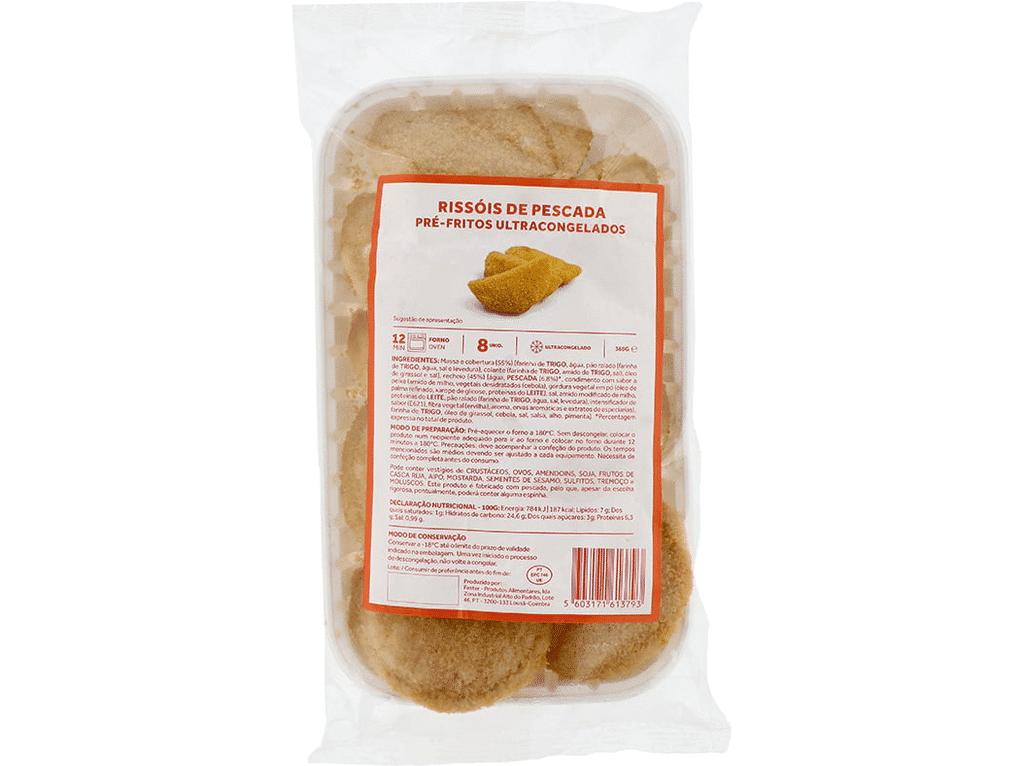 Rissóis Pescada P / Forno 360g - FASTER