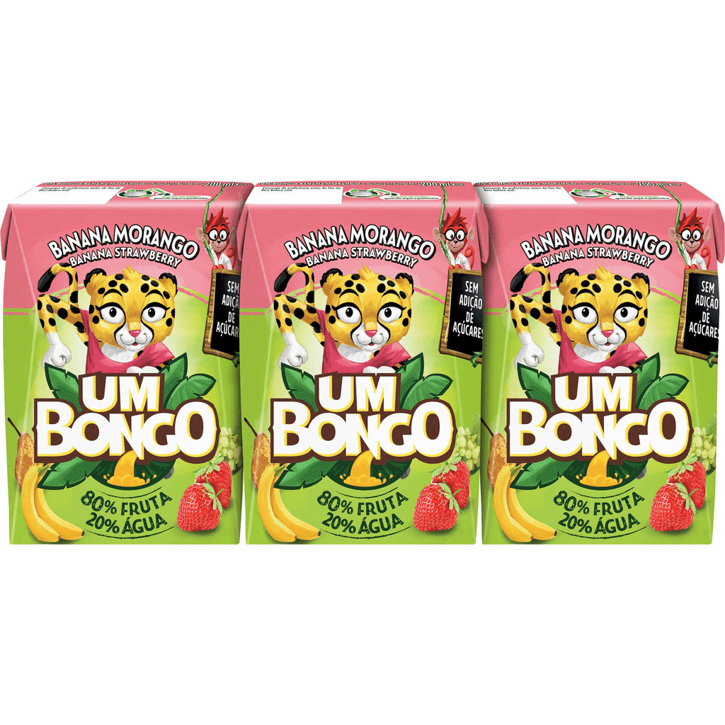 Néctar Banana e Morango - UM BONGO