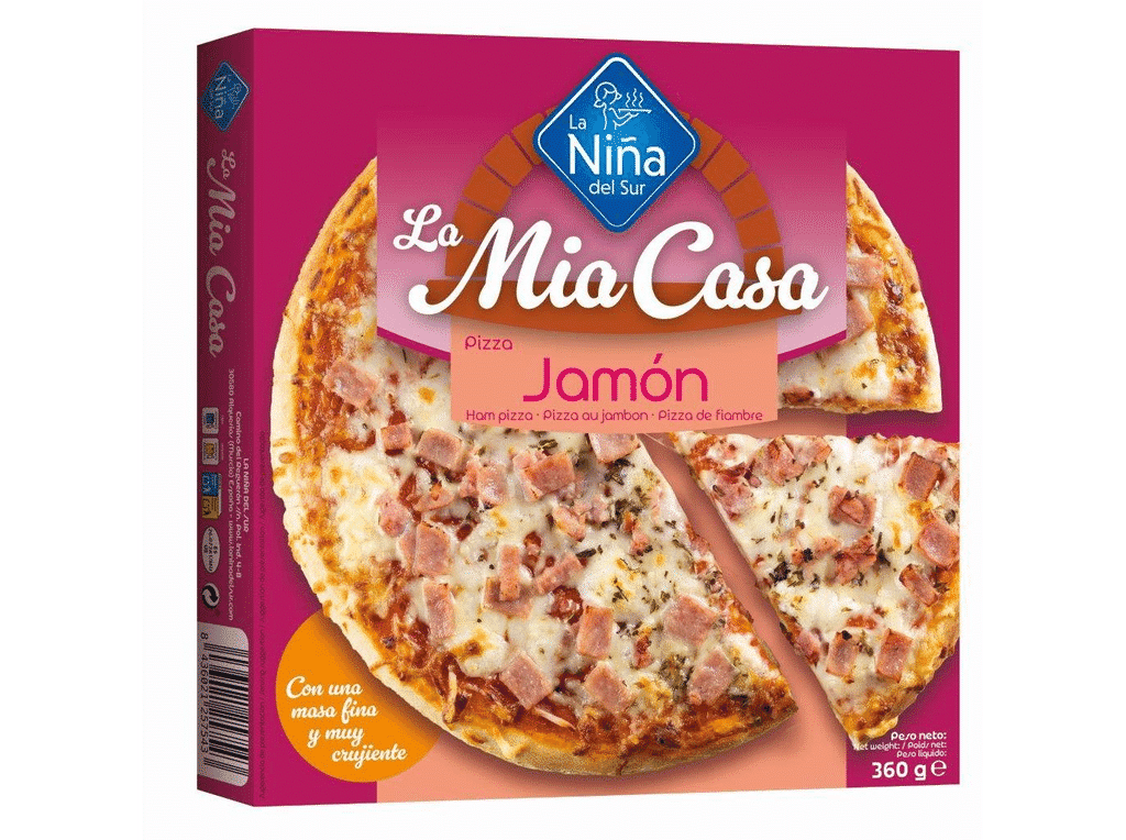 Pizza Fiambre E Queijo 360g - LA NIÑA DEL SUR