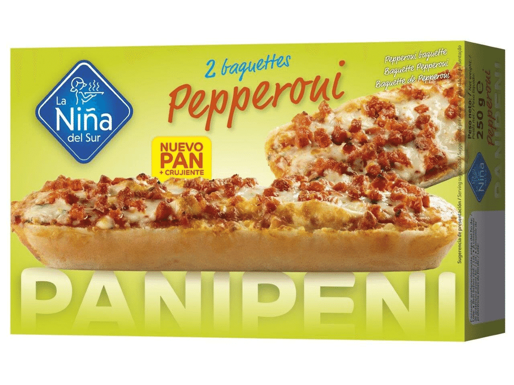 Baguete Pepperoni 2un 250g - LA NIÑA DEL SUR