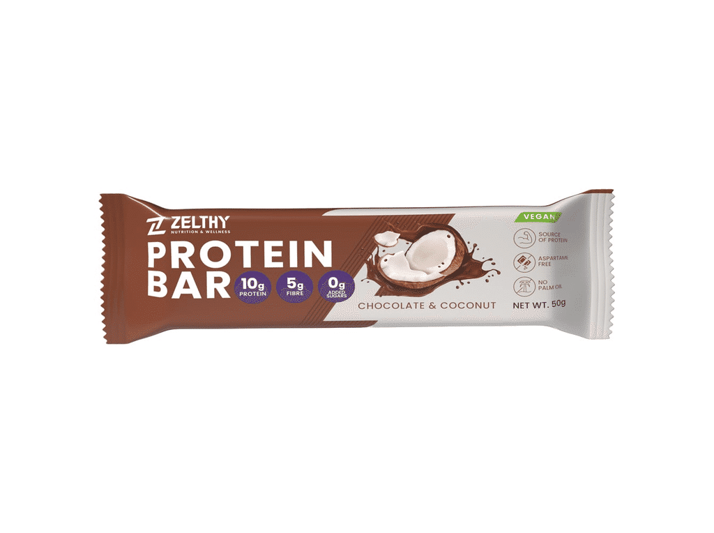 Barras Proteina Chocolate E Coco 50gr - ZELTHY