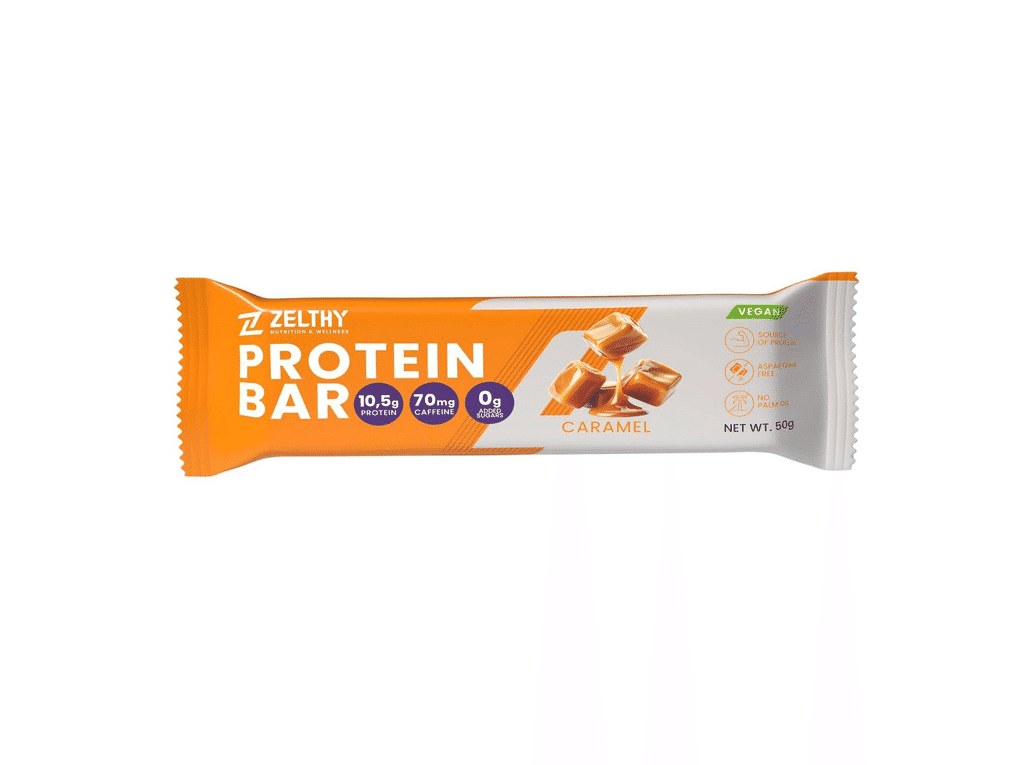Barras Proteina Caramelo 50gr - ZELTHY