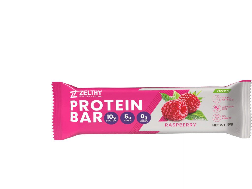 Barras Proteina Framboesa 50gr - ZELTHY