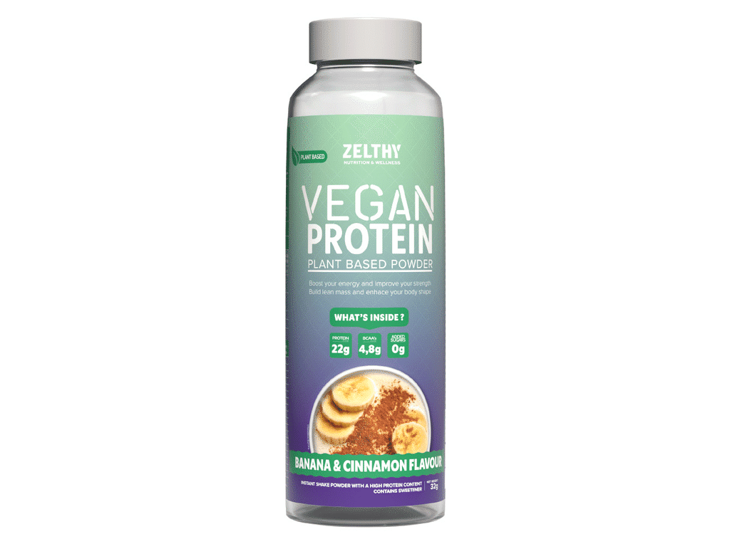 Bebidas Com Proteinas Banana & Canela 32g - ZELTHY