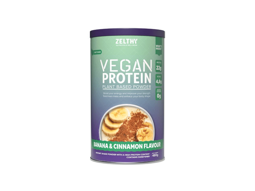 Proteina Vegetal Banana E Canela 480g - ZELTHY