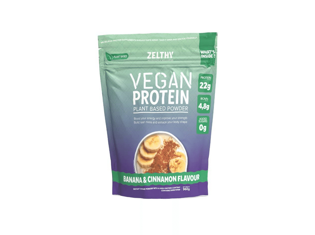 Proteina Vegetal Banana E Canela 960g - ZELTHY