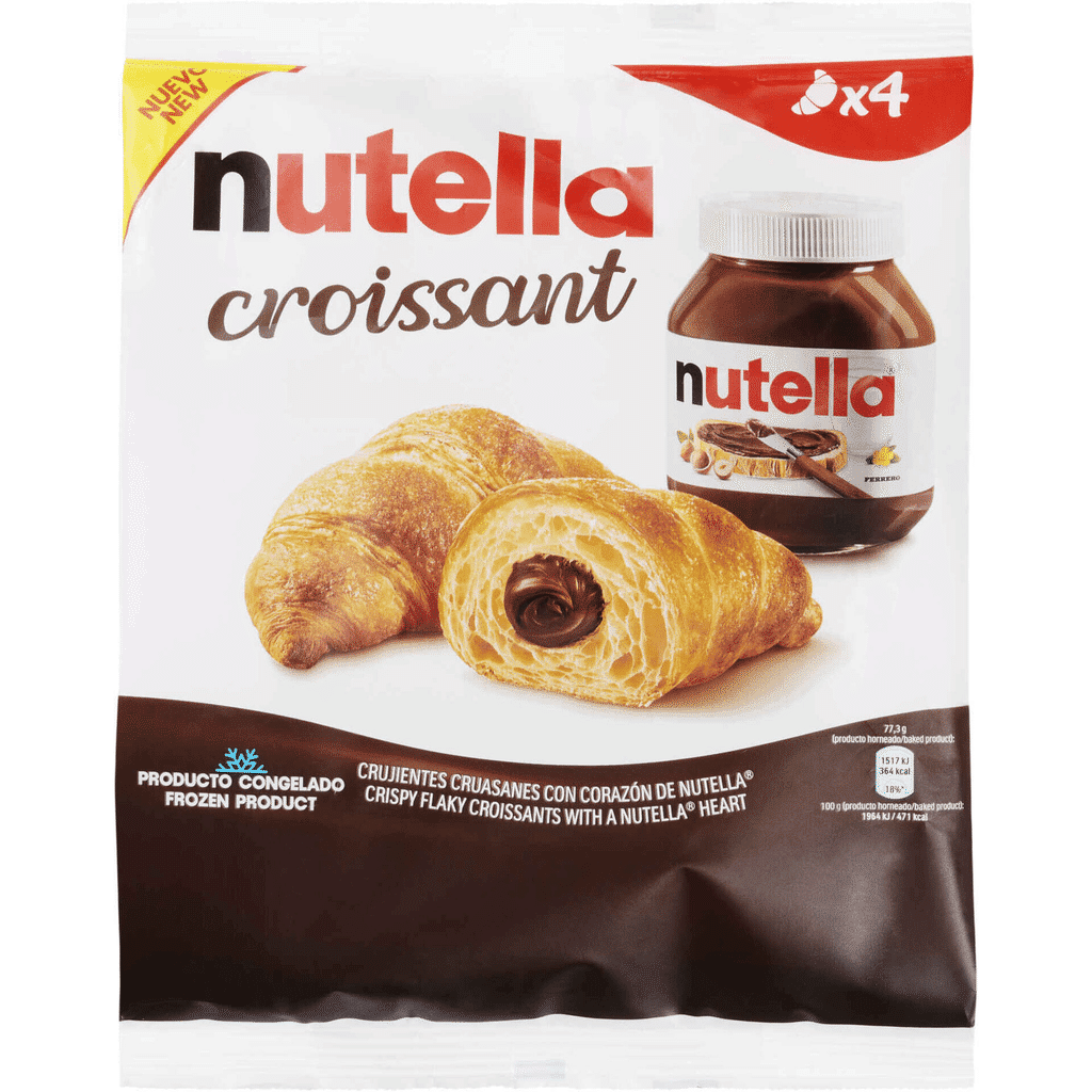 Croissant com Recheio Chocolate - NUTELLA