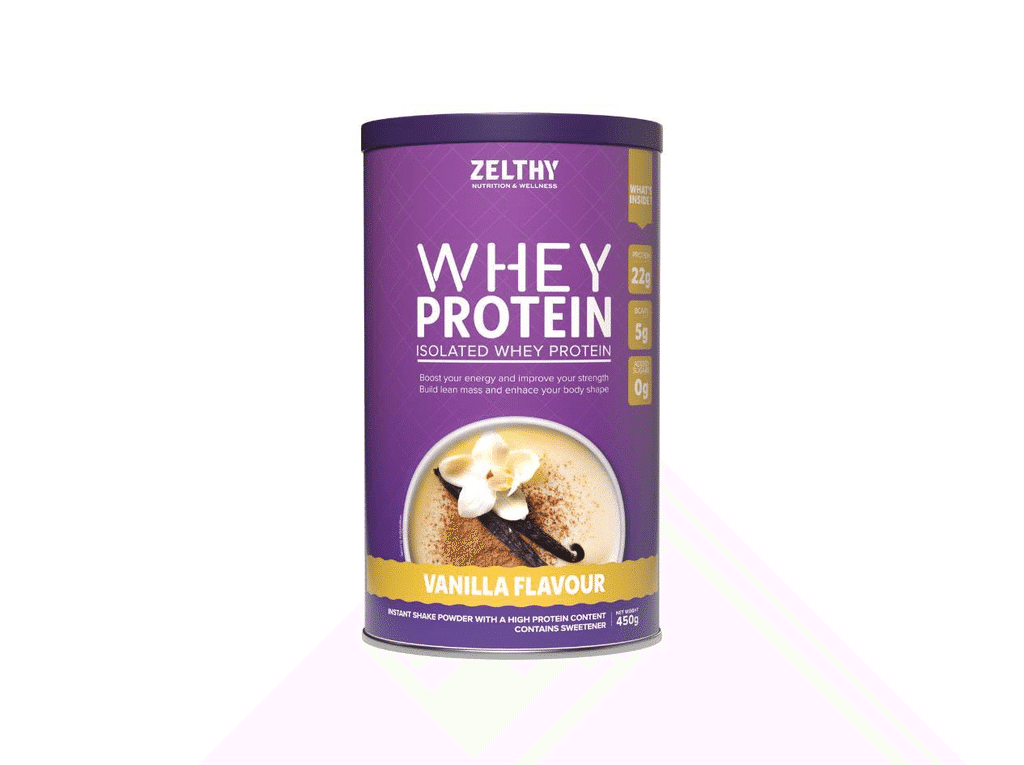 Proteina Whey Isolada Baunilha 450g - ZELTHY
