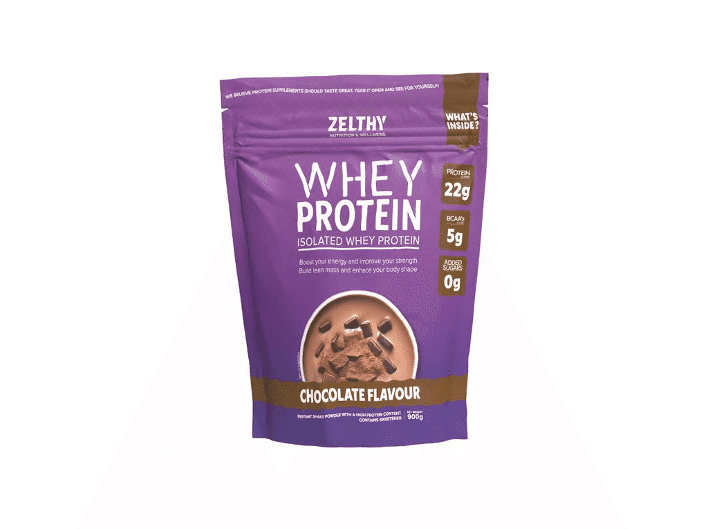 Proteina Whey Isolada Chocolate 900g - ZELTHY
