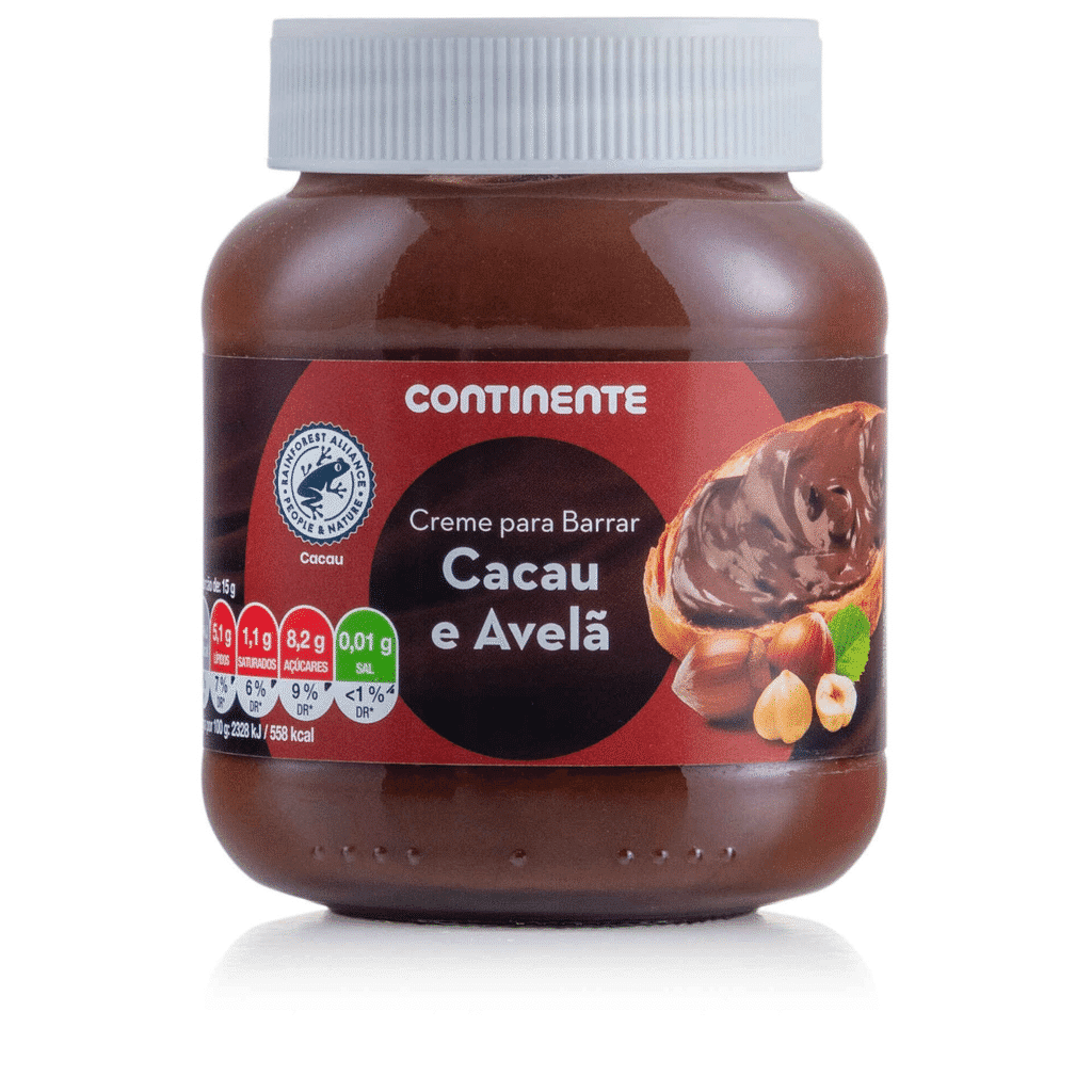 Creme para Barrar Cacau e Avelã - CONTINENTE