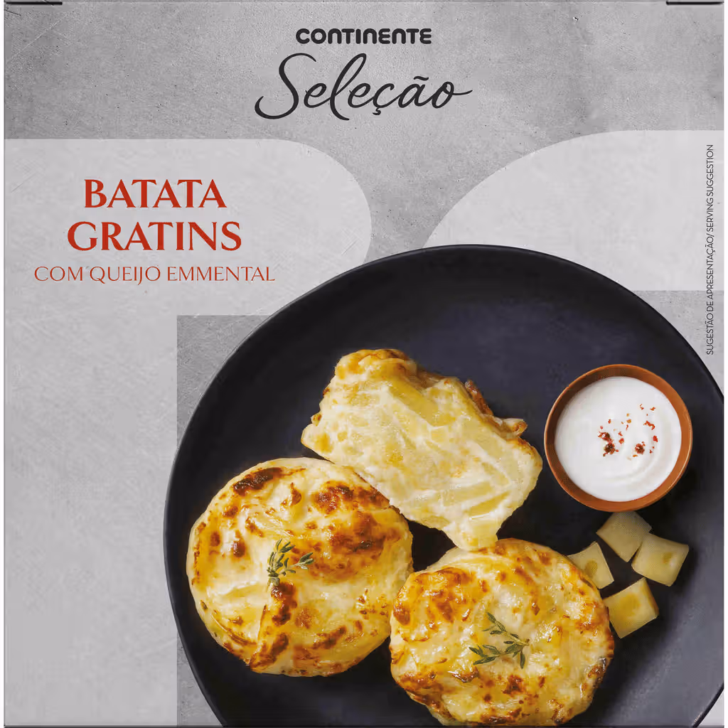 Batata Gratinada com Queijo - CONTINENTE SELEÇÃO