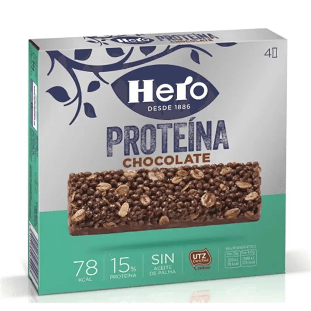 Barras de Cereais Protéina - HERO