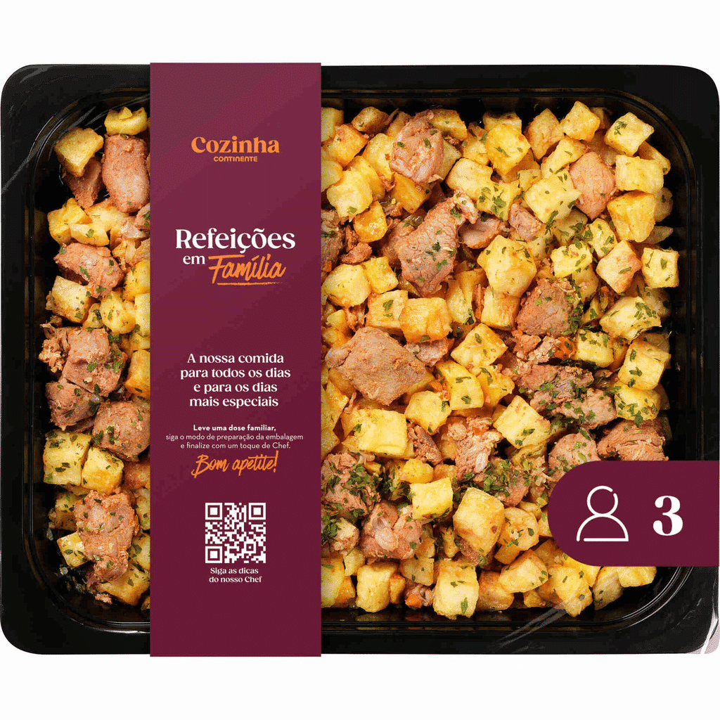 Carne de Porco à Portuguesa para 3 Pessoas - COZINHA CONTINENTE
