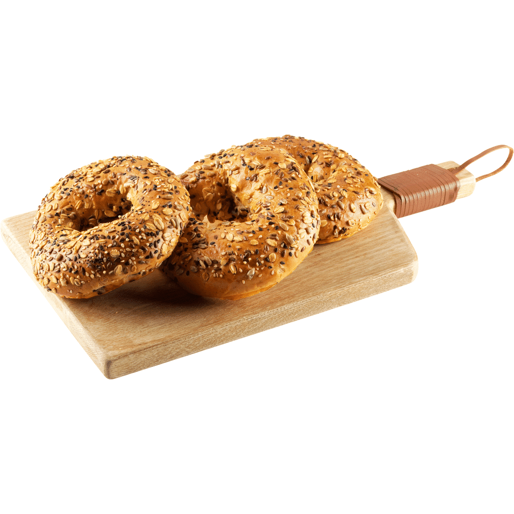Bagel com Sementes -