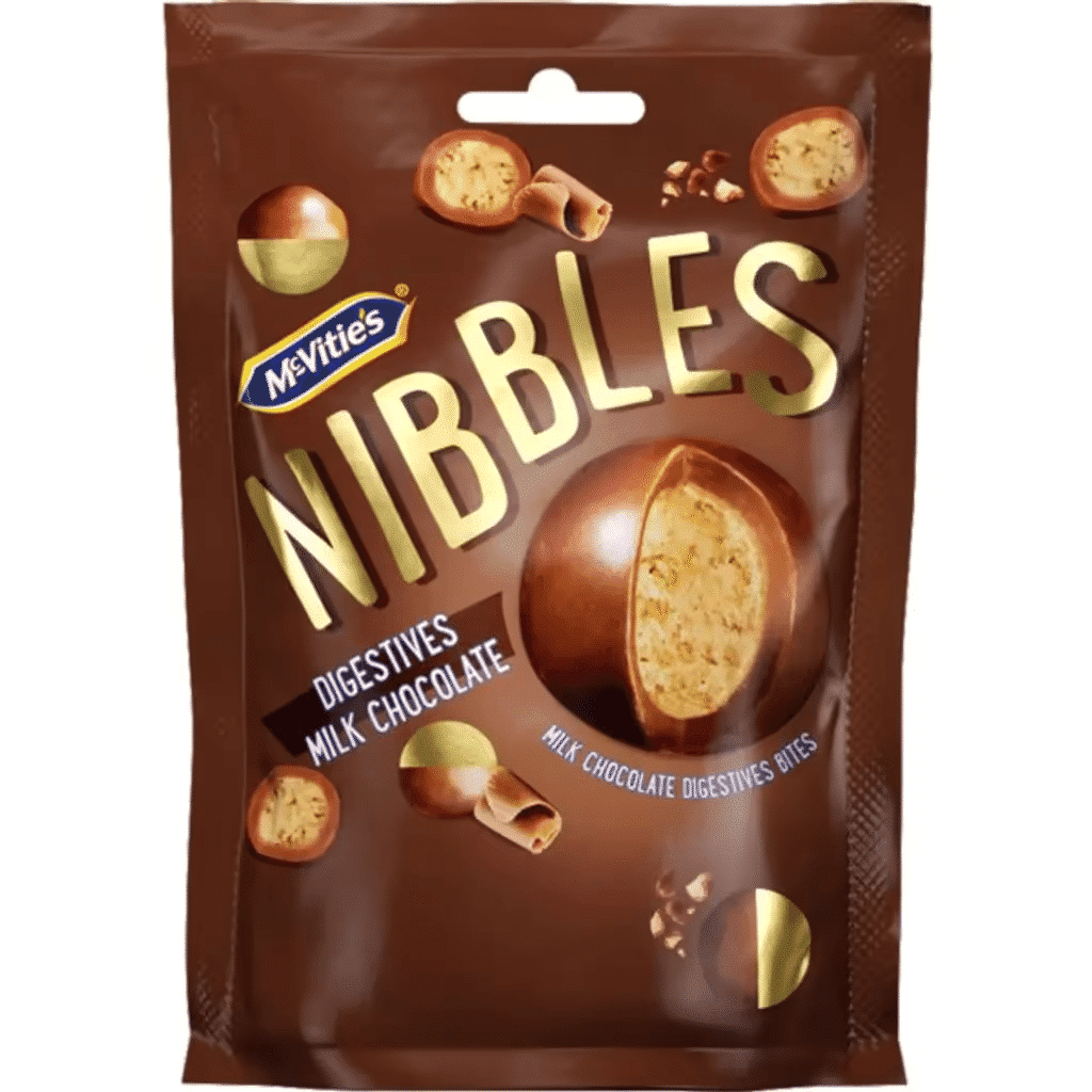 Bolacha Digestive Nibbles Chocolate de Leite - MC VITIE'S