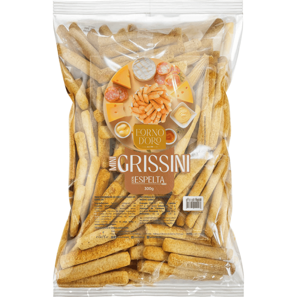 Mini Gressinos de Espelta - FORNO D'ORO