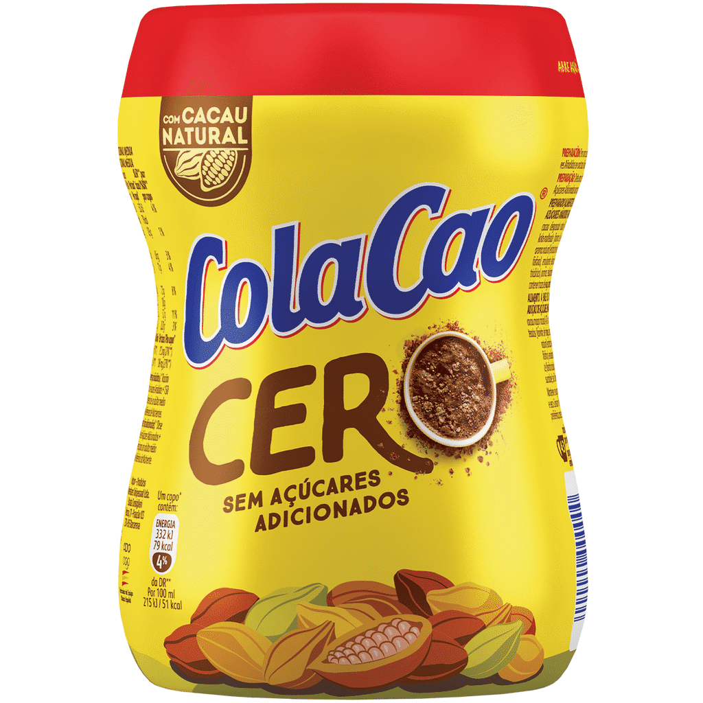 Bebida de Chocolate Solúvel sem Açúcar - COLA CAO