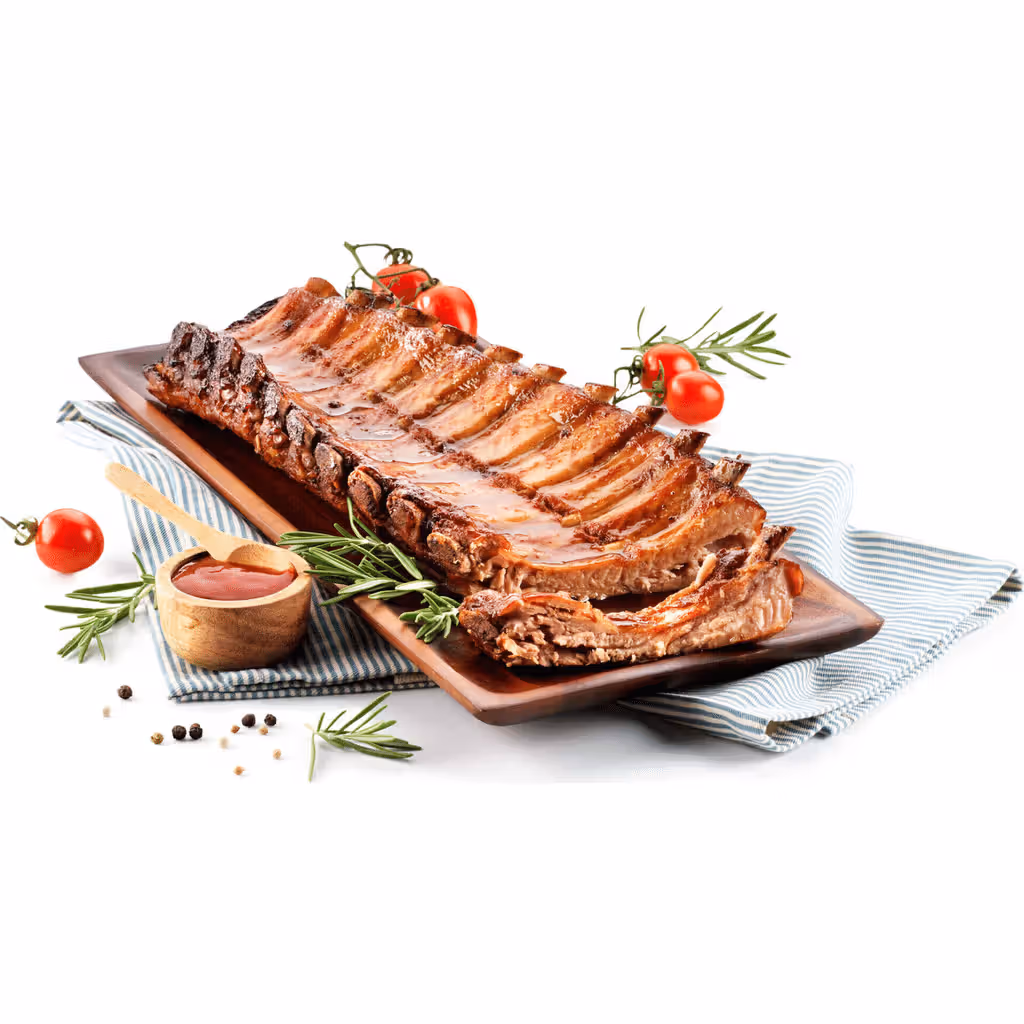 Tiras de Entrecosto com Molho Barbecue - COZINHA CONTINENTE