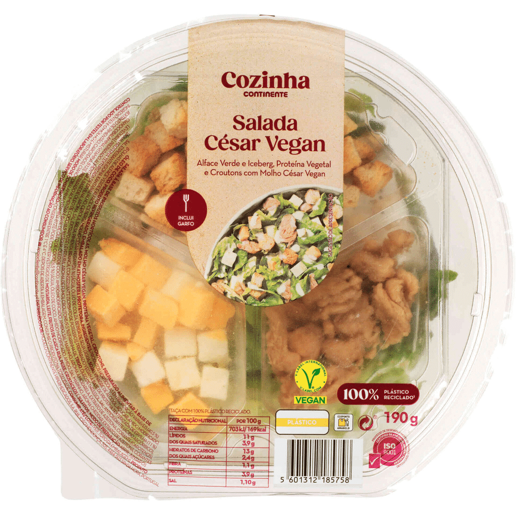 Salada César Vegan - COZINHA CONTINENTE
